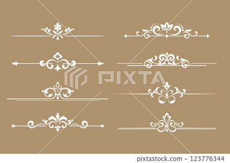 Vintage set. Floral elements for design monograms, invitations, frames, menus and labels. Graphic design of the website, cafes, boutiques, hotels, wedding invitations. Vintage set. Floral elements for design monograms, invitations, frames, menus and labels. Graphic design of the website, cafes, boutiques, hotels, wedding invitations. 123776344