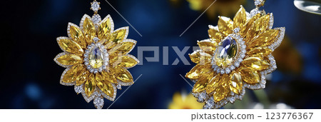 向日葵主題配件AI圖片 123776367