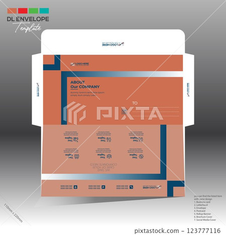 envelope for corporate and any use 123777116