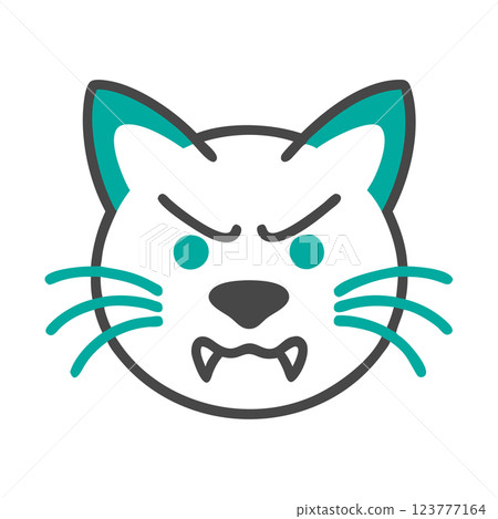 Angry Cat Silhouette Vector Icon Bold Mascot Logo for Sports Teams, Branding, and T-Shirt Design Graphics Angry Cat Silhouette Vector Icon Bold Mascot Logo for Sports Teams, Branding, and T-Shirt Design Graphics 123777164