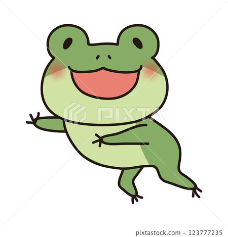 Jumping frog (sideways) Jumping frog (sideways) 123777235