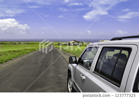 美國夏威夷大島的車道 美國夏威夷大島的車道 123777325