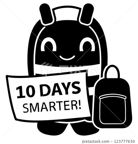 100 Days of School vector art illustration Celebration Graphic for t shirt design  123777630