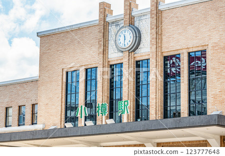 Otaru City, Hokkaido, Hokkaido in summer, the gateway to the popular tourist destination Otaru, JR Otaru Station 123777648