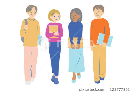 各國大學生享受校園生活 123777891