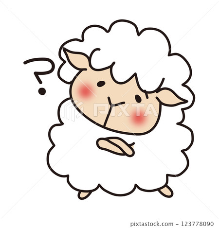 問題？一隻紅臉頰的羊 123778090