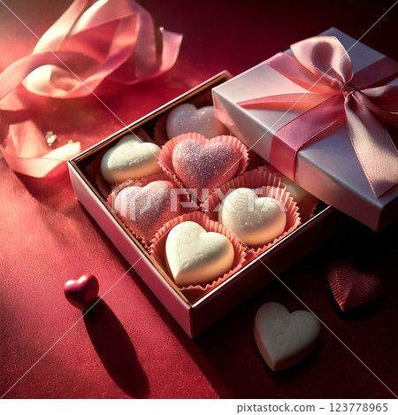 White Day, candy, chocolate, marshmallow, gift, love, confession, date, romance, anniversary, event, bouquet, letter, couple, lover 123778965