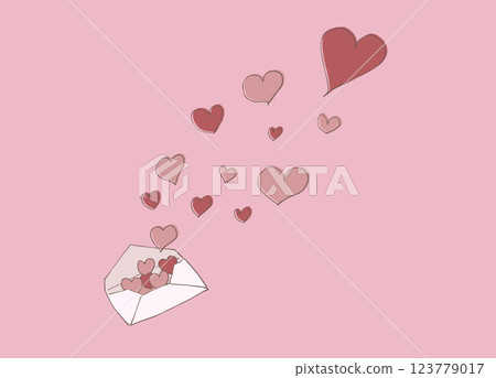 A letter full of hearts 123779017