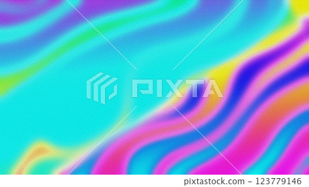 Vibrant Abstract Rainbow Wave Gradient Background 123779146