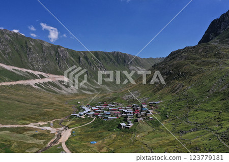 Image of Kackar mountain ranges and plateaus in Rize province. Image of Kackar mountain ranges and plateaus in Rize province. 123779181