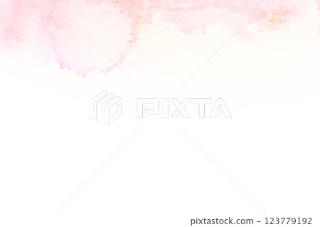 美麗的藍色水彩畫框 美麗的藍色水彩畫框 123779192
