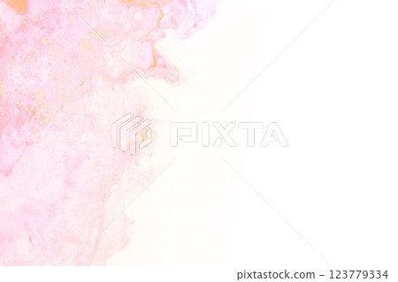美麗的藍色水彩畫框 美麗的藍色水彩畫框 123779334