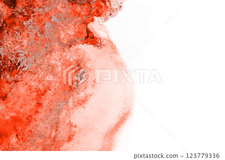 美麗的藍色水彩畫框 美麗的藍色水彩畫框 123779336