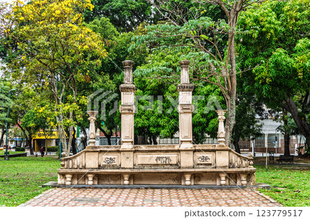 Praca Da Republica, Republic Park at Belem do Para, Brazil 123779517