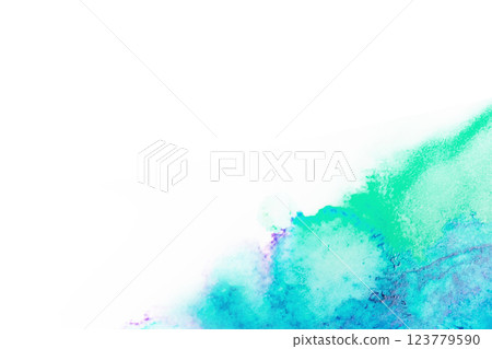 Beautiful watercolor frame 123779590