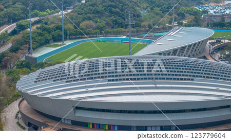 March 9 2025 Feb 9 2025 The Hong Kong Velodrome in Tseung Kwan O. 123779604