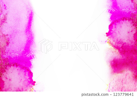 Beautiful watercolor frame 123779641