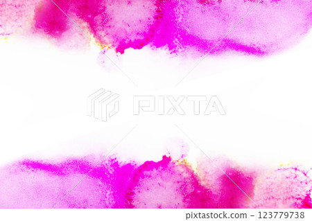 美麗的水彩畫框 美麗的水彩畫框 123779738