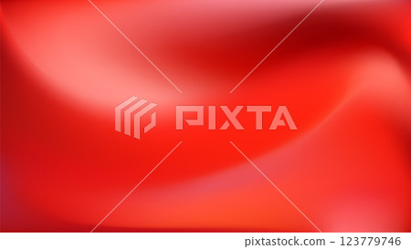 Scarlet elegant silk bg. Bright red backdrop 123779746