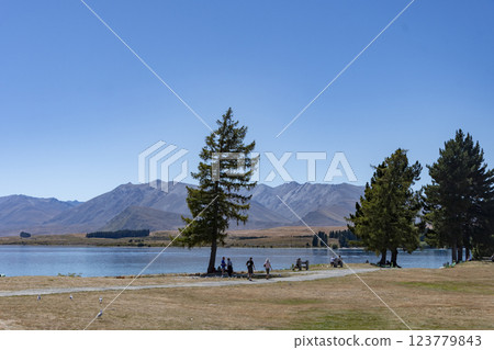 Lake Tekapo, South Island, New Zealand Lake Tekapo, South Island, New Zealand 123779843