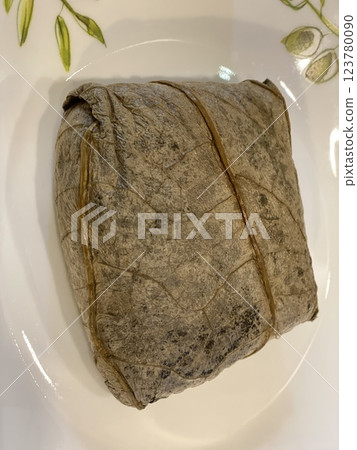 "Fragrant Lotus Leaf Rice: A Traditional Korean Culinary Delight" "Fragrant Lotus Leaf Rice: A Traditional Korean Culinary Delight" 123780090