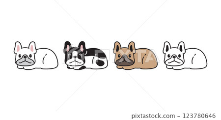 dog vector french bulldog icon crouching sitting cartoon character puppy pet doodle illustration symbol isolated dog vector french bulldog icon crouching sitting cartoon character puppy pet doodle illustration symbol isolated 123780646
