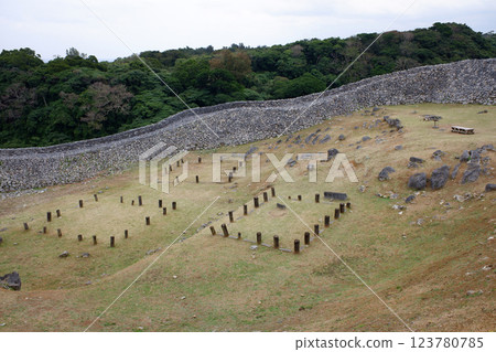 Okinawa Prefecture, Nakijin Castle Ruins, Shikimamonkaku Okinawa Prefecture, Nakijin Castle Ruins, Shikimamonkaku 123780785