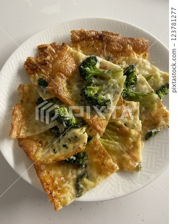 "Cheesy Baked Broccoli: A Delicious and Healthy Side Dish" 123781277