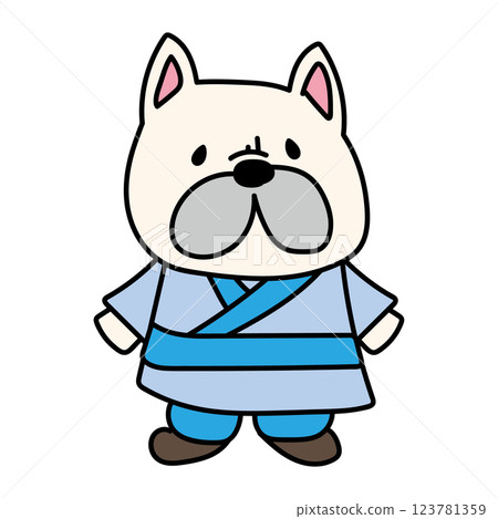 扮成彥星的法國鬥牛犬 123781359
