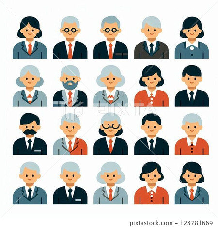 Businessmen Middle-aged 123781669