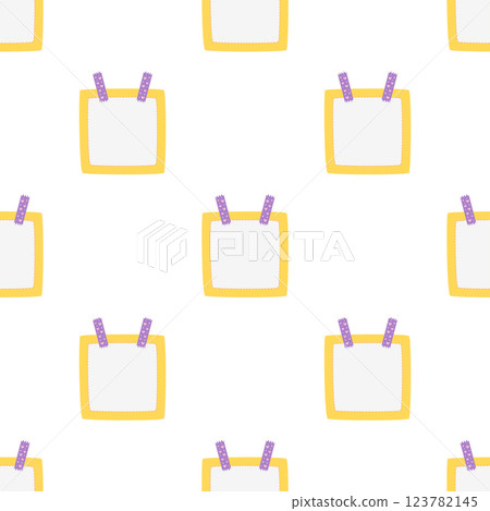 sticker for notes seamless pattern sticker for notes seamless pattern 123782145