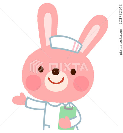 Rabbit nurse doctor 123782148