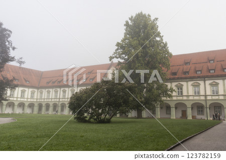 Monastery Benediktbeuren, Bavaria, Germany Monastery Benediktbeuren, Bavaria, Germany 123782159