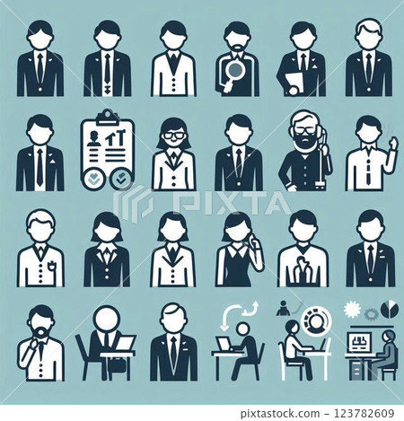 上班族、中年、商務場景 123782609