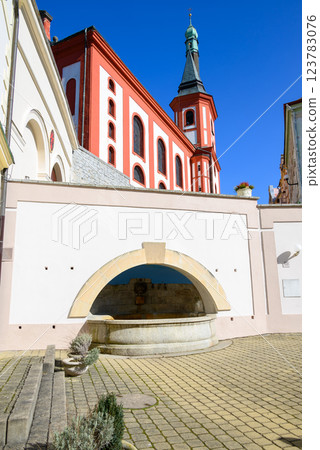 Old historic town Loket in the Sokolov district of the Karlovy Vary Region in Czech Republic Old historic town Loket in the Sokolov district of the Karlovy Vary Region in Czech Republic 123783076