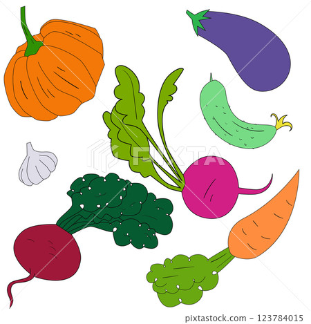 Green vegetables healthy food 123784015