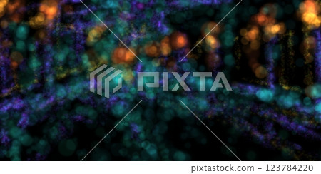 A blurry city street at night with glowing yellow lights and deep shadows. Transparent abstract background A blurry city street at night with glowing yellow lights and deep shadows. Transparent abstract background 123784220