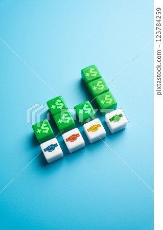Agreements on deals and comparison of profits from them. Mergers, acquisitions, and trade agreements impact revenue growth. Competitive strategy influence Agreements on deals and comparison of profits from them. Mergers, acquisitions, and trade agreements impact revenue growth. Competitive strategy influence 123784259