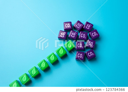 Combating CO2 and other greenhouse gases. Improve energy efficiency, renewable energy adoption, and sustainable practices. Cut pollution, mitigate climate change, and achieve net-zero goals. 123784366