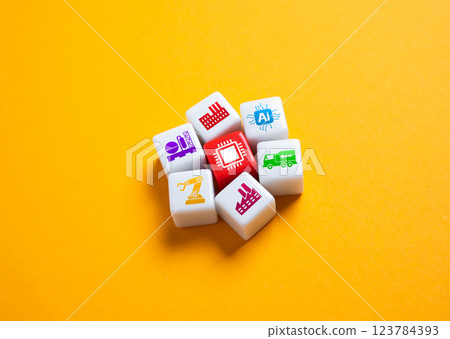 Chip dependent industries face semiconductor shortages. Electronic component scarcity. Semiconductor market, global trade disruptions. Industrial bottleneck Chip dependent industries face semiconductor shortages. Electronic component scarcity. Semiconductor market, global trade disruptions. Industrial bottleneck 123784393