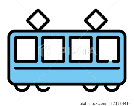 Train icon Train icon 123784414