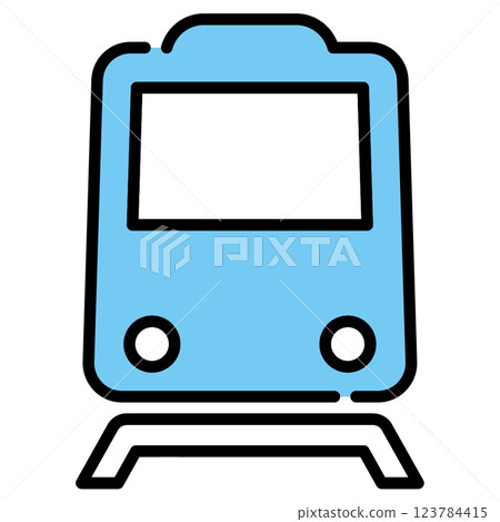 火車圖標 123784415