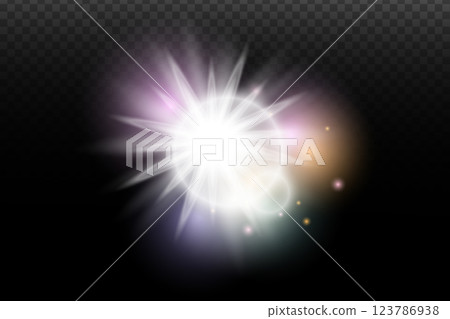 vector illustration of a light 123786938