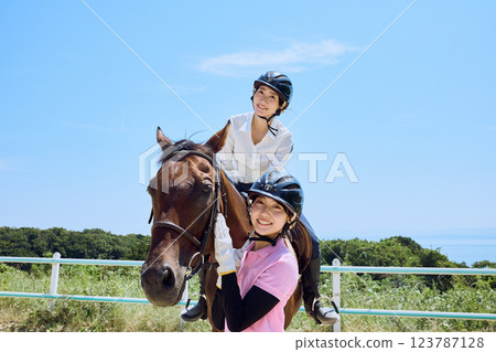 練習騎馬的女人 練習騎馬的女人 123787128