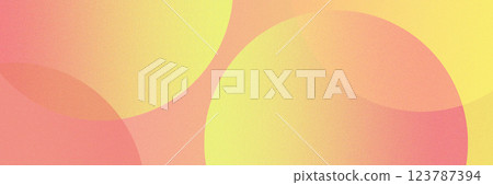 Abstract red-yellow background with pattern of circles 123787394