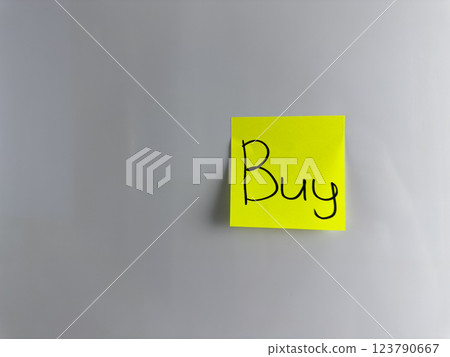 Concept of purchase with the word Buy 123790667