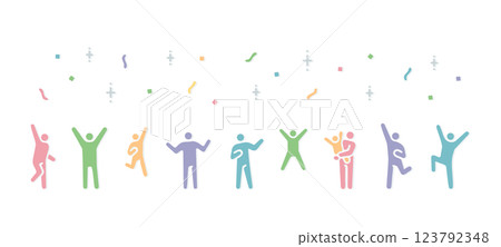 person, group of person, vector 123792348
