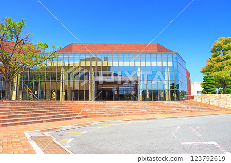 Tobishima Village, Aichi Prefecture, view of Tobishima Village Central Public Hall 123792619