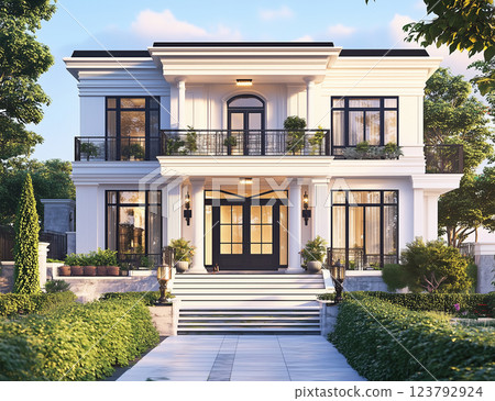 房屋圖片:現代獨立式住宅 房屋圖片:現代獨立式住宅 123792924