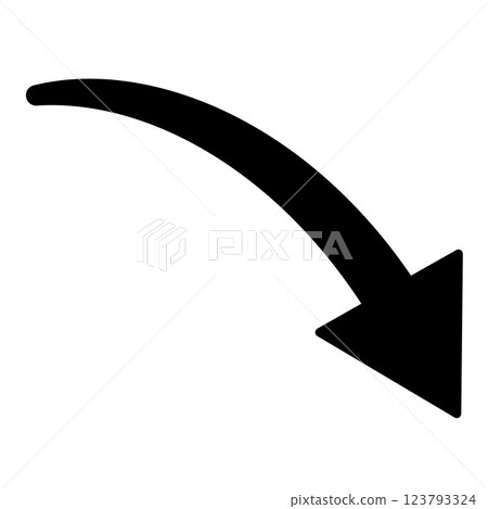 Down Arrow Vector Down Arrow Vector 123793324